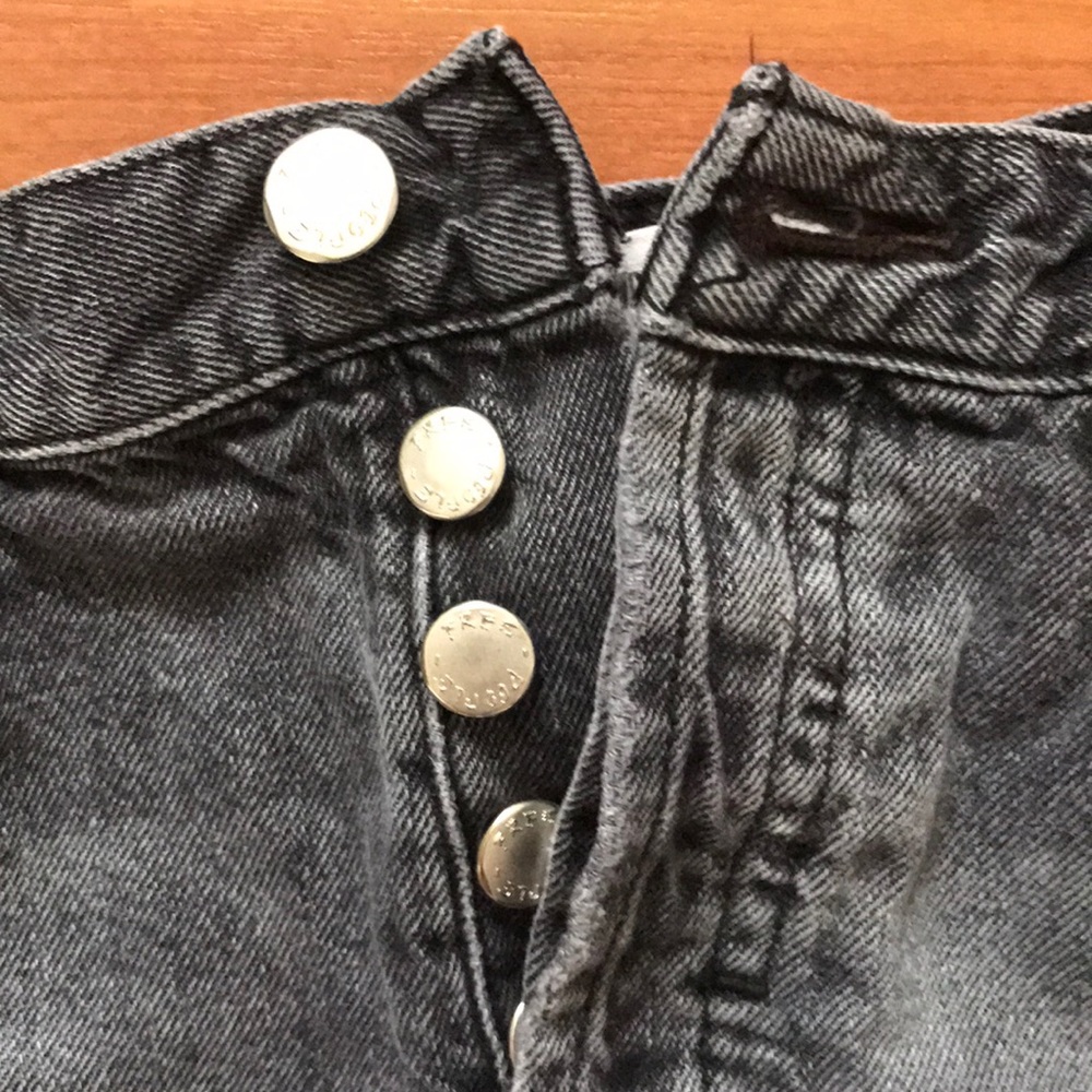 Grey/Black Free People Shorts - Picture 3 of 4